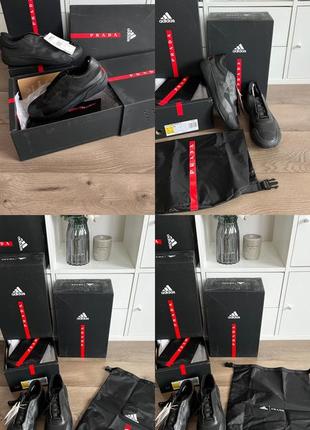 Кроссовки женские adidas x prada luna rossa 21 black g57868, оригинал 37,39р10 фото