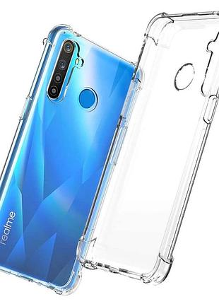 Чохол fiji proof для realme 6 pro бампер з посиленими бортамиtransparent