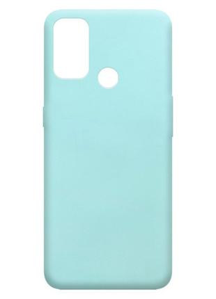 Чехол fiji soft для vivo y30 силикон бампер голубой