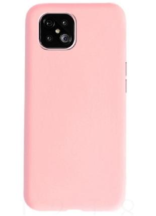 Чехол fiji soft для oppo a92s силикон бампер светло-розовый