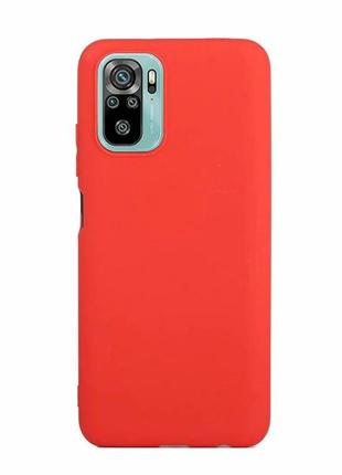 Чохол fiji soft для xiaomi mi 11i силікон бампер червоний