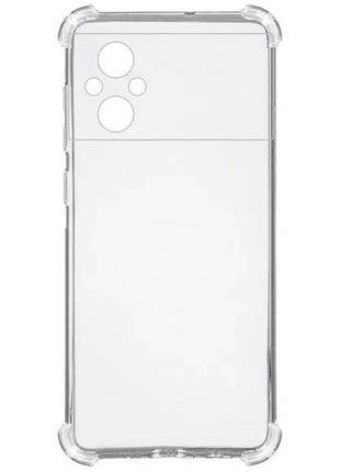 Чехол fiji proof для xiaomi poco m4 5g бампер с усиленными бортами transparent