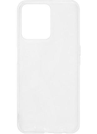 Чехол fiji soft для realme c30s силикон бампер прозрачный белый