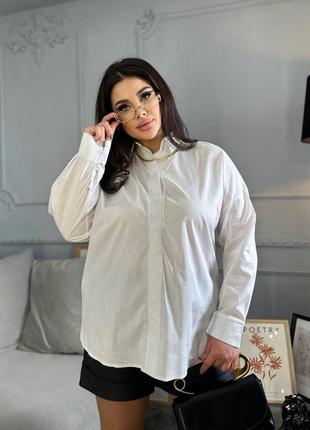 Сорочка коттонова батал