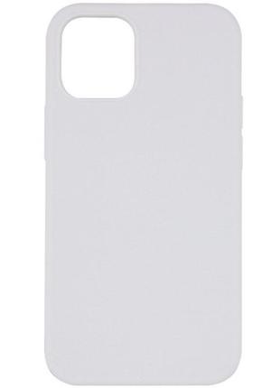 Чохол fiji soft для apple iphone 12 pro силікон бампер прозорий білий