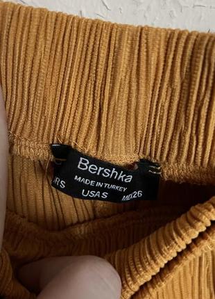 Брюки (кюлоты) bershka оранжевые5 фото