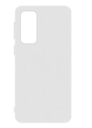 Чехол fiji soft для xiaomi 12 lite силикон бампер прозрачный белый