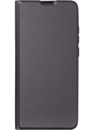 Чехол fiji shell для samsung galaxy a04e (a042) книжка с магнитом и защитой камеры black