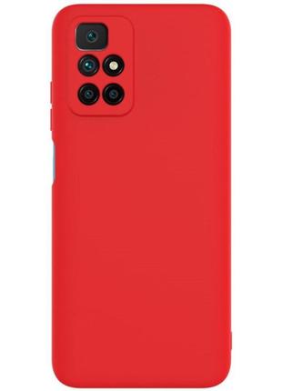 Чохол fiji soft для xiaomi redmi 10 силікон бампер червоний