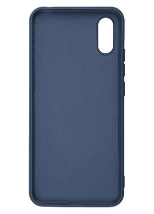 Чохол fiji full soft premium для xiaomi redmi 9a силікон бампер dark blue2 фото