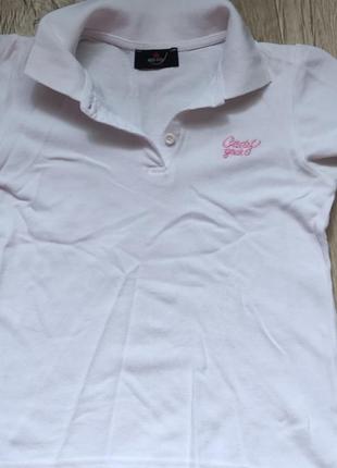 Симпатичная рубашка поло для девочки
