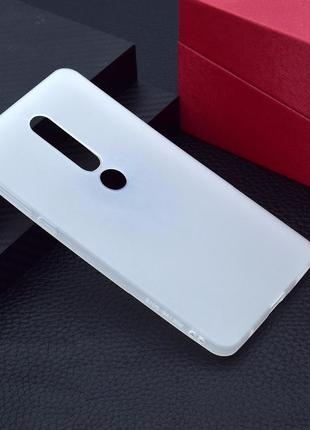 Чехол для nokia 6.1 plus / nokia x6 / ta-1116 силикон soft touch бампер матовый