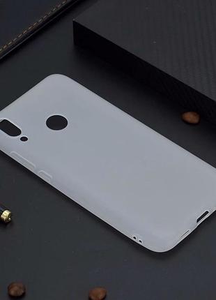 Чехол для huawei p smart 2019 / 51093fta / pot-lx1 силикон soft touch бампер матовый