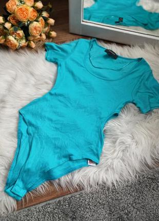 Боди в рубчик🩵