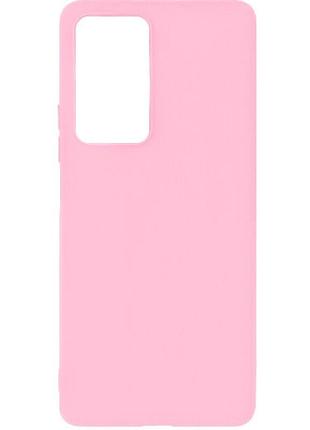 Чохол fiji soft для xiaomi poco f4 силікон бампер світло-рожевий