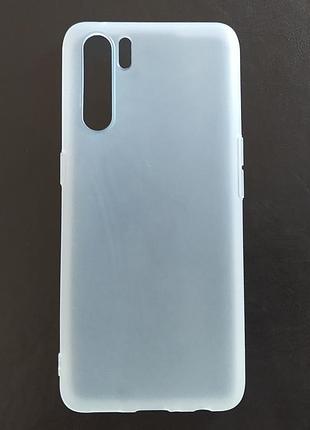 Чехол fiji soft для oppo a91 силикон бампер прозрачный белый