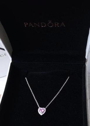 Pandora підвіска рожевим ореолом