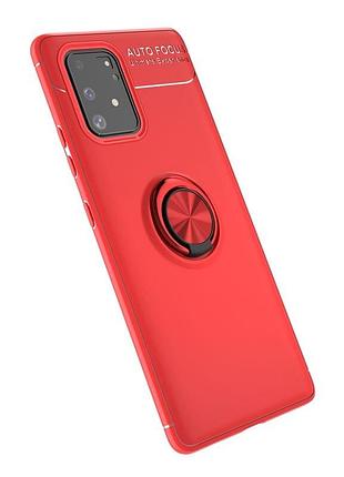 Чохол fiji hold для samsung galaxy s10 lite (g770) бампер накладка з підставкою red