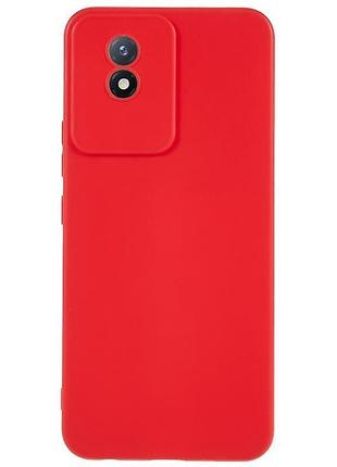 Чехол fiji soft для vivo y02 силикон бампер красный