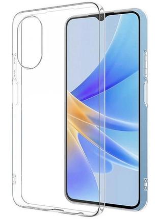 Чехол fiji ultra thin для oppo a17 силикон бампер transparent