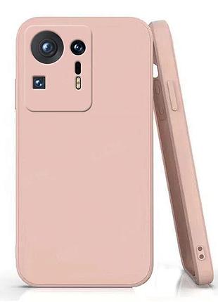 Чехол fiji soft для xiaomi mi mix 4 силикон бампер светло-розовый