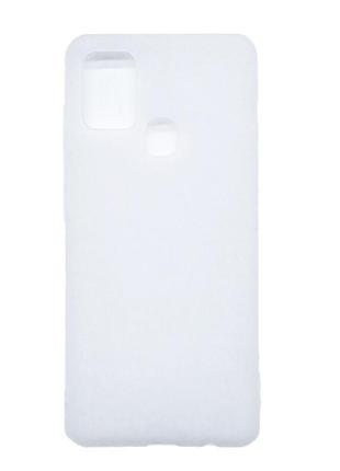 Чехол soft touch для samsung galaxy a21s (a217) силикон бампер матовый