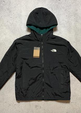 Куртка/шерпа the north face gore-tex / windwall / двухстороння