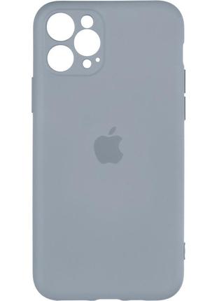 Чохол fiji silicone case для apple iphone 13 pro max бампер накладка full soft stone