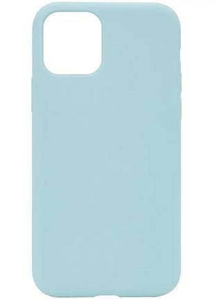 Чохол fiji soft для apple iphone 13 pro силікон бампер блакитний2 фото