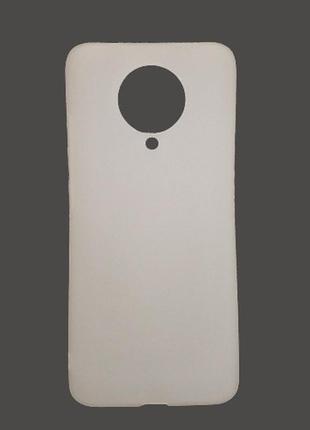 Чохол fiji soft для xiaomi poco f2 pro силікон білий прозорий бампер