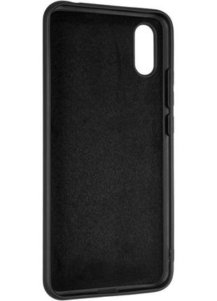 Чохол fiji full soft premium для xiaomi redmi 9a силікон бампер black2 фото