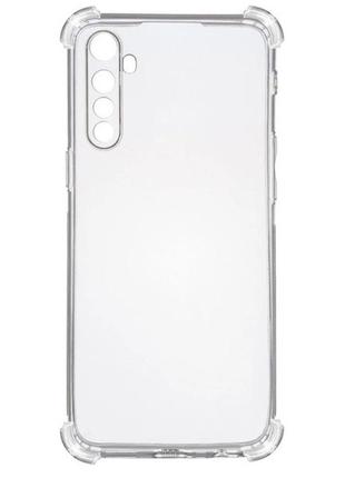 Чехол fiji proof для realme 6s бампер с усиленными бортами transparent