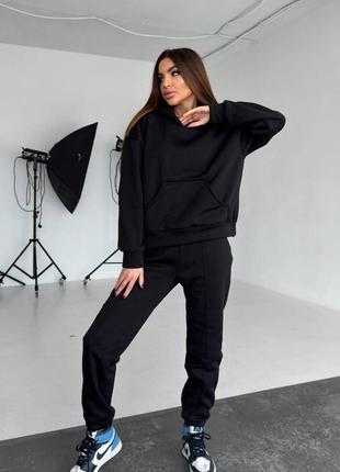 Теплый спортивный костюм на флисе