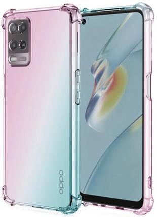 Чехол fiji proof для oppo a54 бампер с усиленными бортами transparent