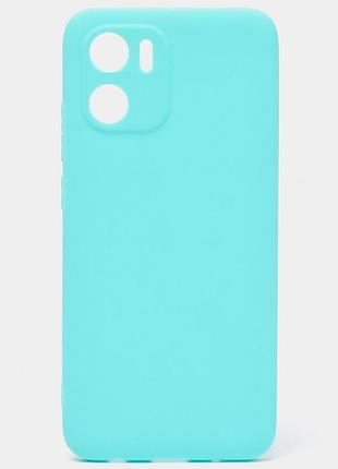 Чехол fiji soft для xiaomi redmi note 11e 5g силикон бампер голубой