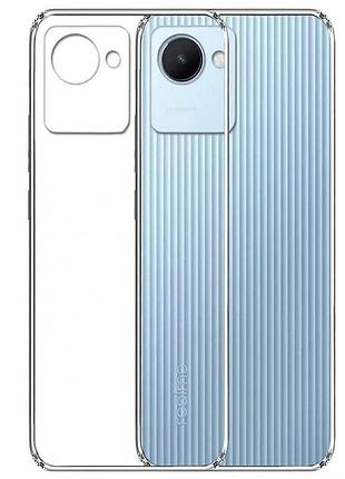 Чохол fiji ultra thin для realme c30s силікон бампер transparent
