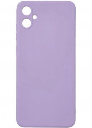 Чехол fiji full soft premium для samsung galaxy a05 (a055) противоударный бампер с микрофиброй violet