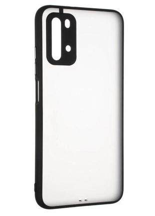 Чохол fiji matt new для xiaomi poco m3 бампер матовий black