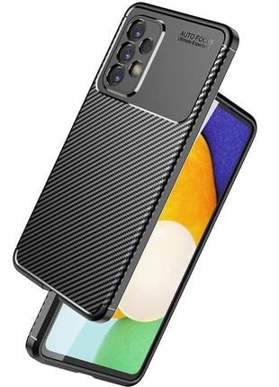 Чехол fiji ultimate carbon для samsung galaxy a33 5g (a336) противоударный бампер черный