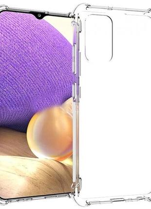 Чохол fiji proof для samsung galaxy a32 (a325) бампер з посиленими бортамиtransparent