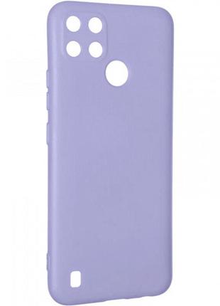 Чехол fiji full soft premium для realme c21y силикон бампер violet