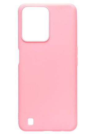 Чохол fiji soft для realme c31 силікон бампер світло-рожевий