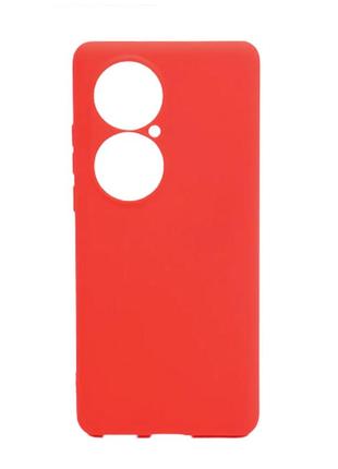 Чехол fiji soft для huawei p50 pro силикон бампер красный