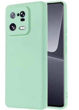 Чехол fiji soft для xiaomi 13 pro силикон бампер голубой