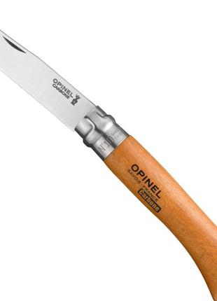 Туристический нож opinel (опинель) "carbon steel blister no.10" (000403) углеродистая сталь