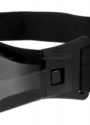 Тактический очки защитные с чехлом и резинкой mil-tec "comando uv" (15615202) black7 фото