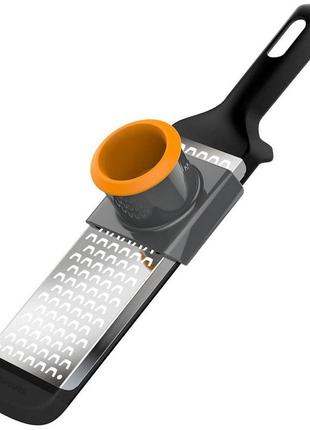 Кухонні терка великий вічко 32 см fiskars "functional form" (1014410) нержавіюча сталь