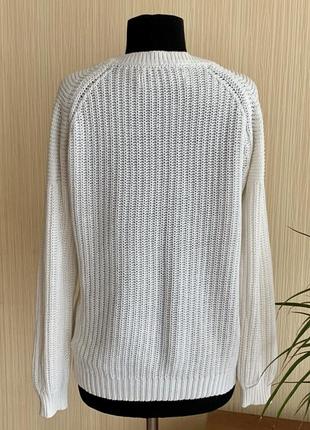 Белый свитер вязаный джемпер only размер s/m3 фото
