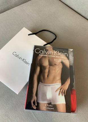 Подарочный набор боксеров calvin klein 3шт