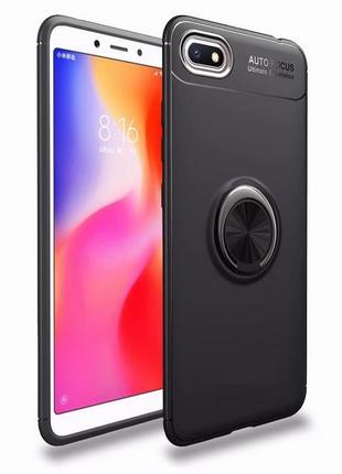 Чехол fiji hold для huawei y5 2018 (dra-l21) бампер накладка с подставкой black